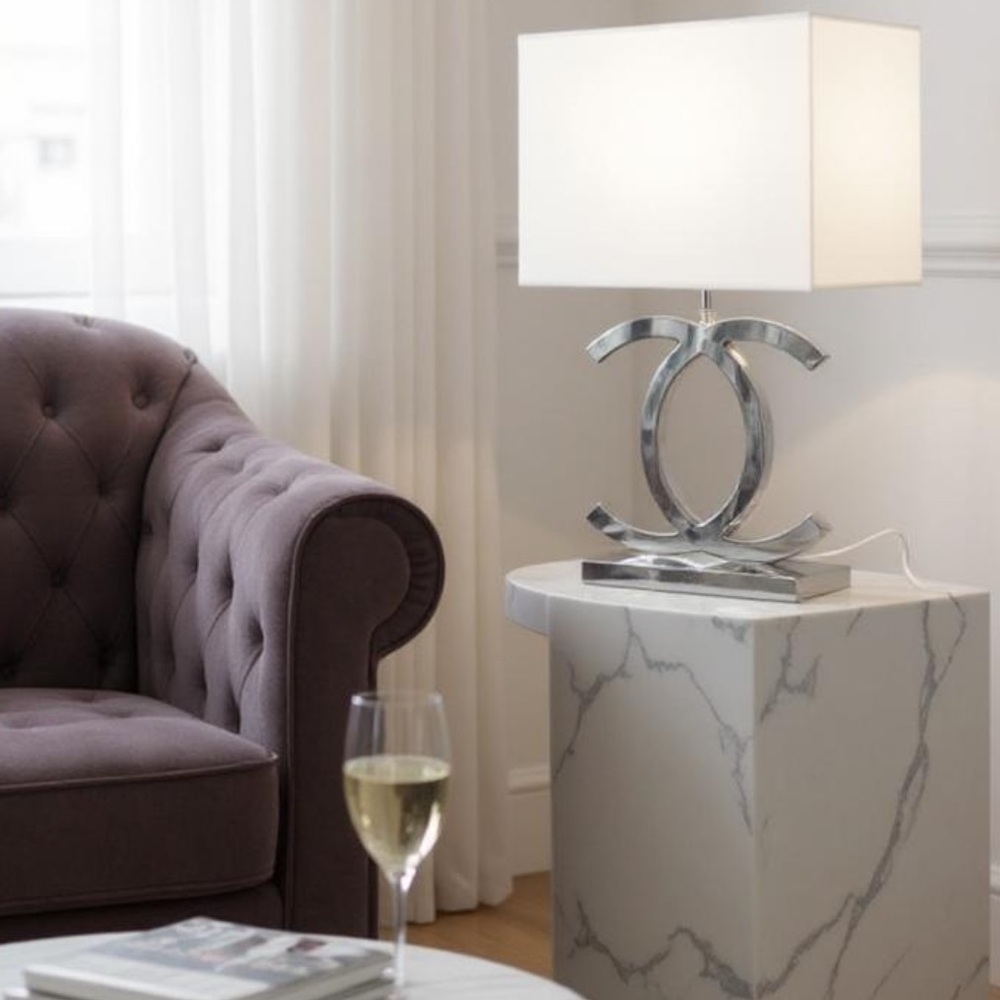 DUAL C DESIGNER ELECTRIC ACCENT FIXTURE - TIMELESS ELEGANCE LUXE ILLUMINATION